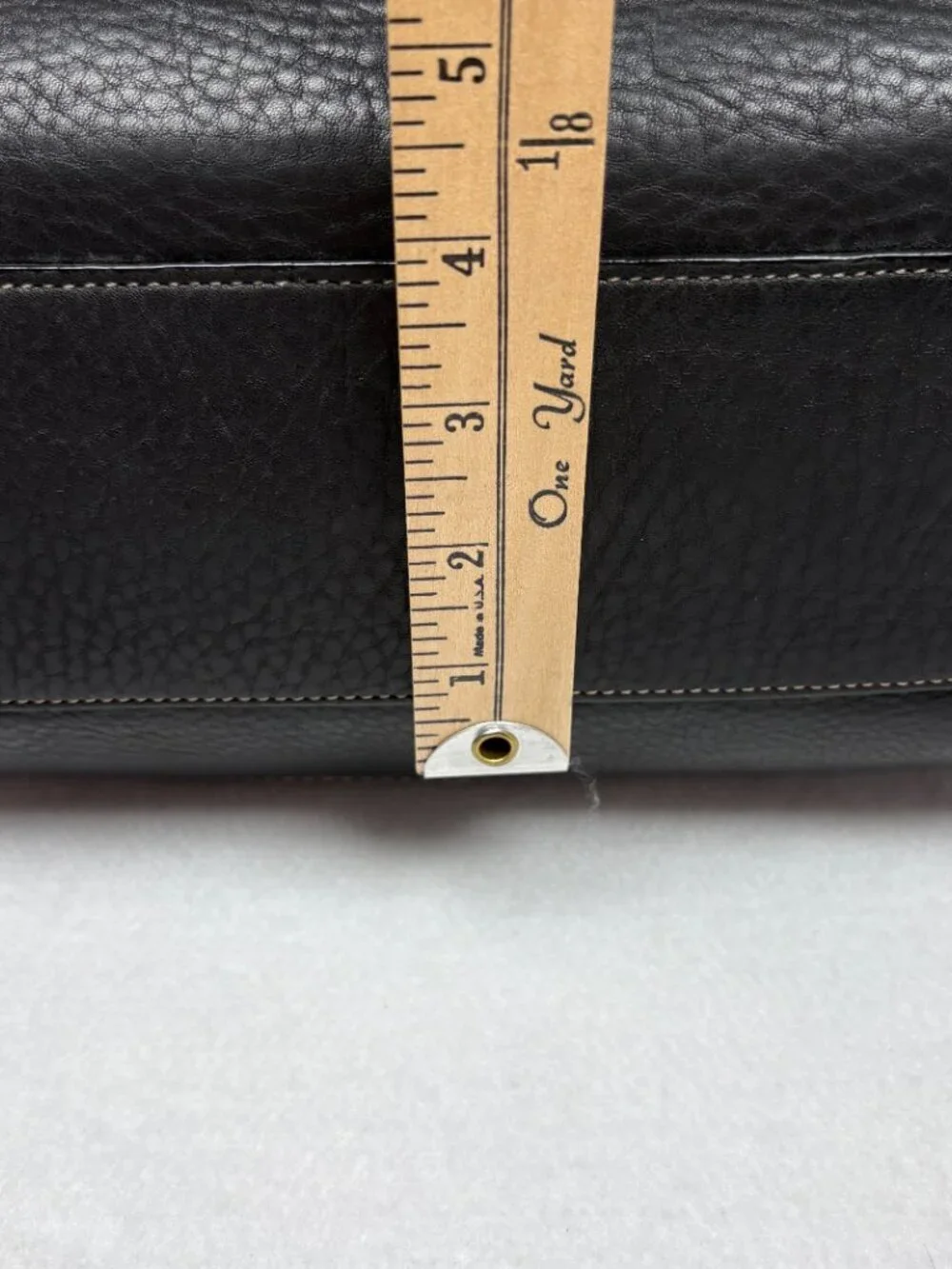 Coach Hamilton Black Pebbled Leather Turnlock Satchel Bag F13091 Quiet Luxury